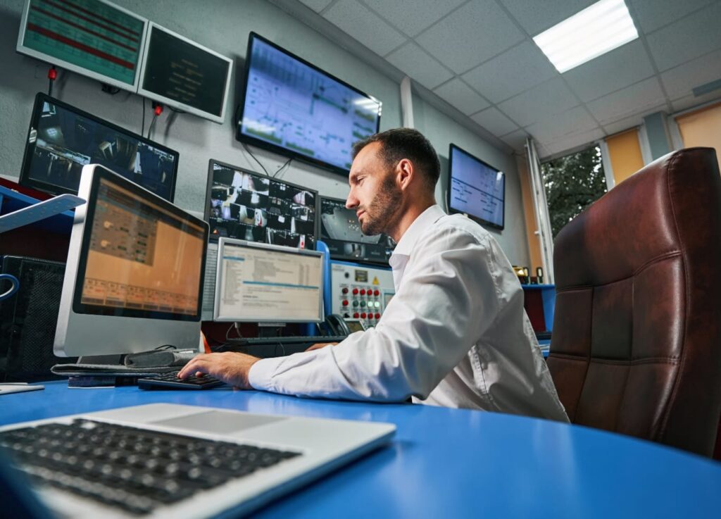 IT professional at GatewayTechITServices monitoring network security and systems.